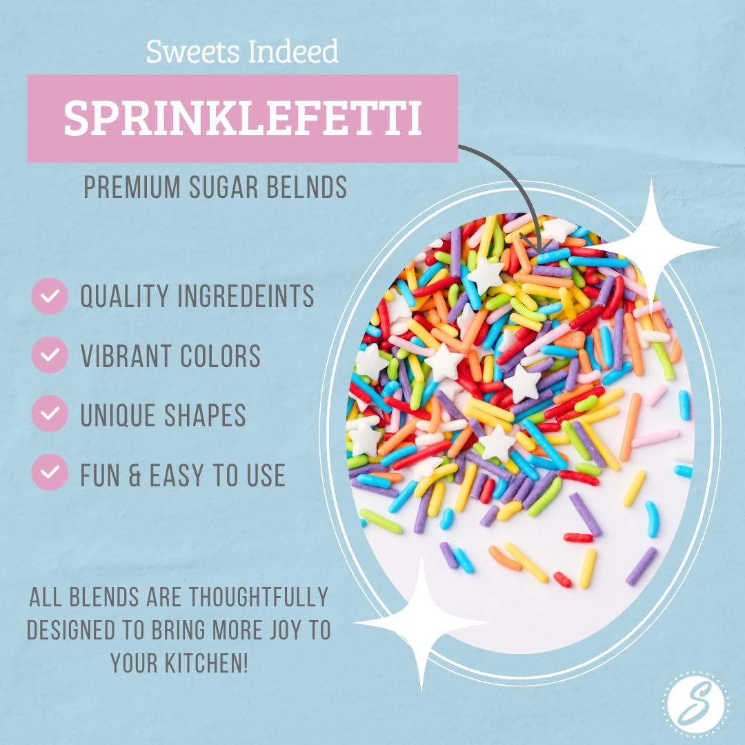Sweets Indeed Sprinklefetti nonpareils and pearls add texture to cupcakes.