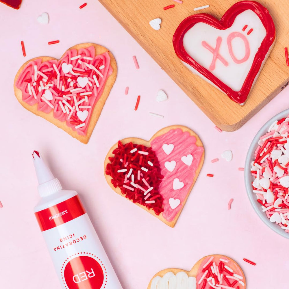 Sweets Indeed Valentine decorating kit for cookies and cupcakes
