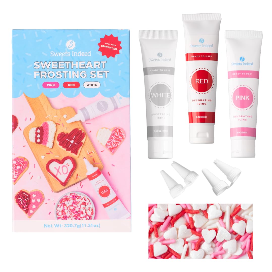 Sweets Indeed red frosting tube for bold piping and writing