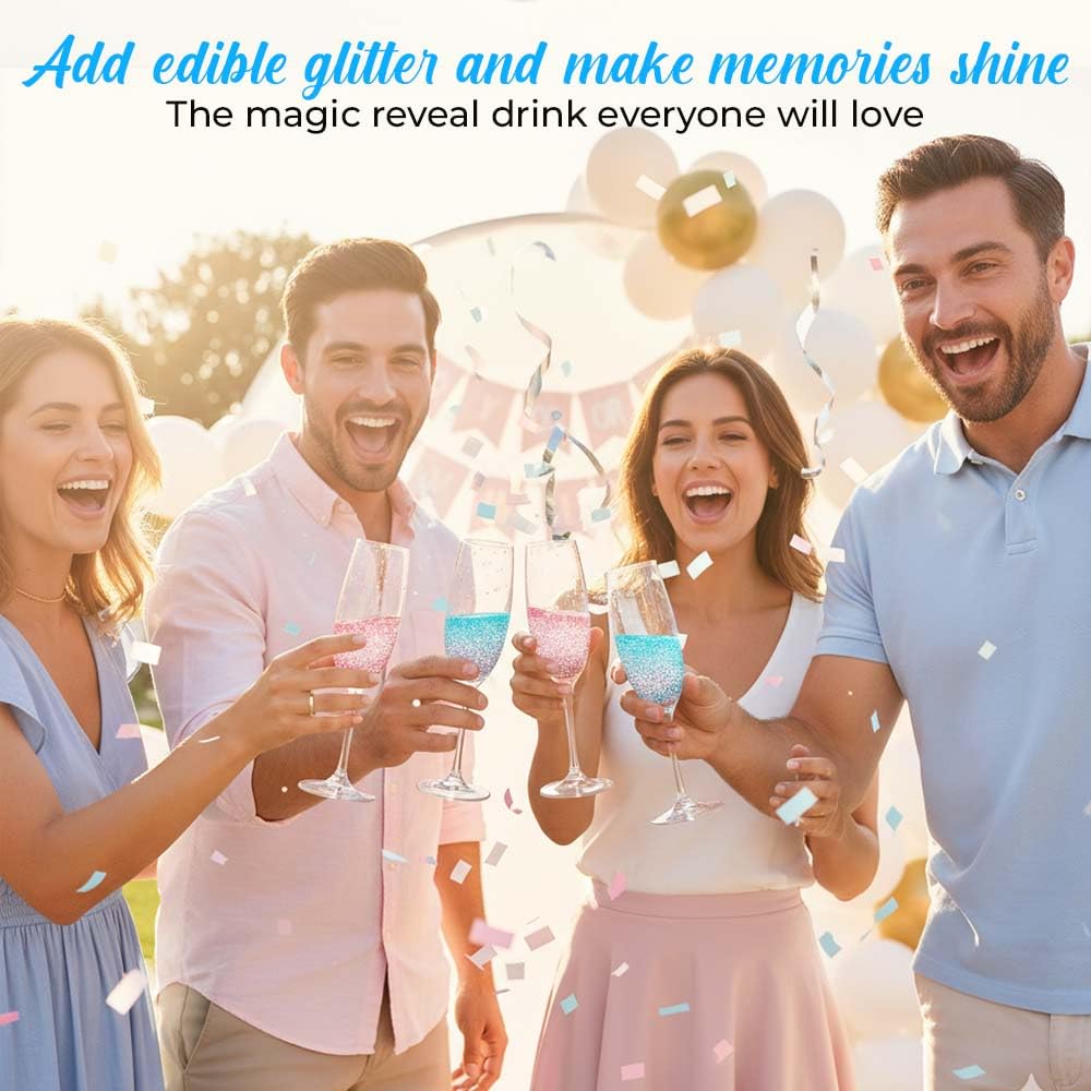 Sweets & Treats Boutique easy-to-use glitter makes gender reveals approachable and memorable