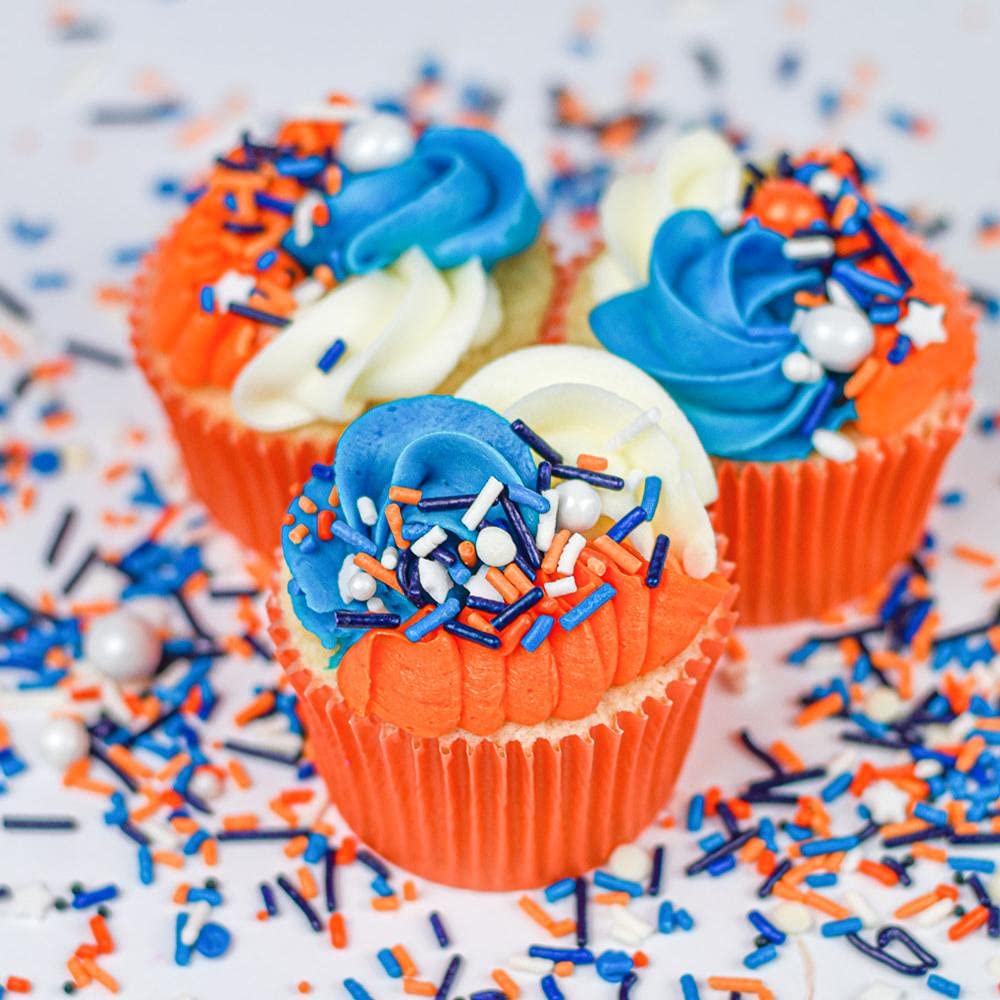 Sweets & Treats Boutique blue sprinkles brighten cupcakes and ice cream toppings.