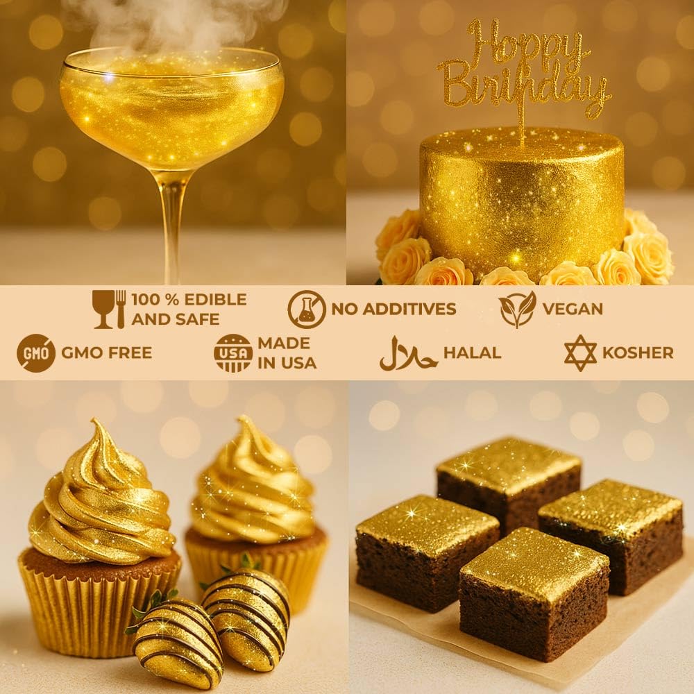 Sweets & Treats Boutique glitter adds shimmer when poured into beverages.