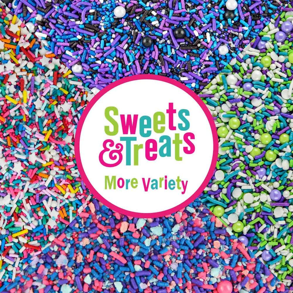 Sweets & Treats Boutique gum-friendly edible sprinkles for quick decorating.