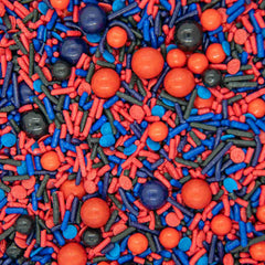 Sweets & Treats Boutique Spiderman Sprinkles add vibrant color to desserts.