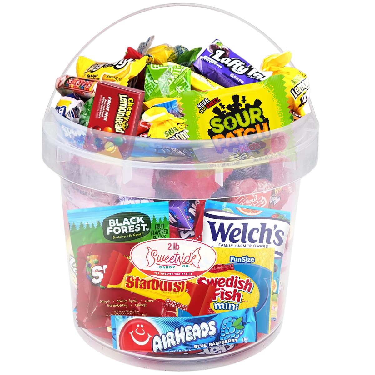SWEETSIDE Bulk Variety Pack Basket for sharing at parties and gatherings.