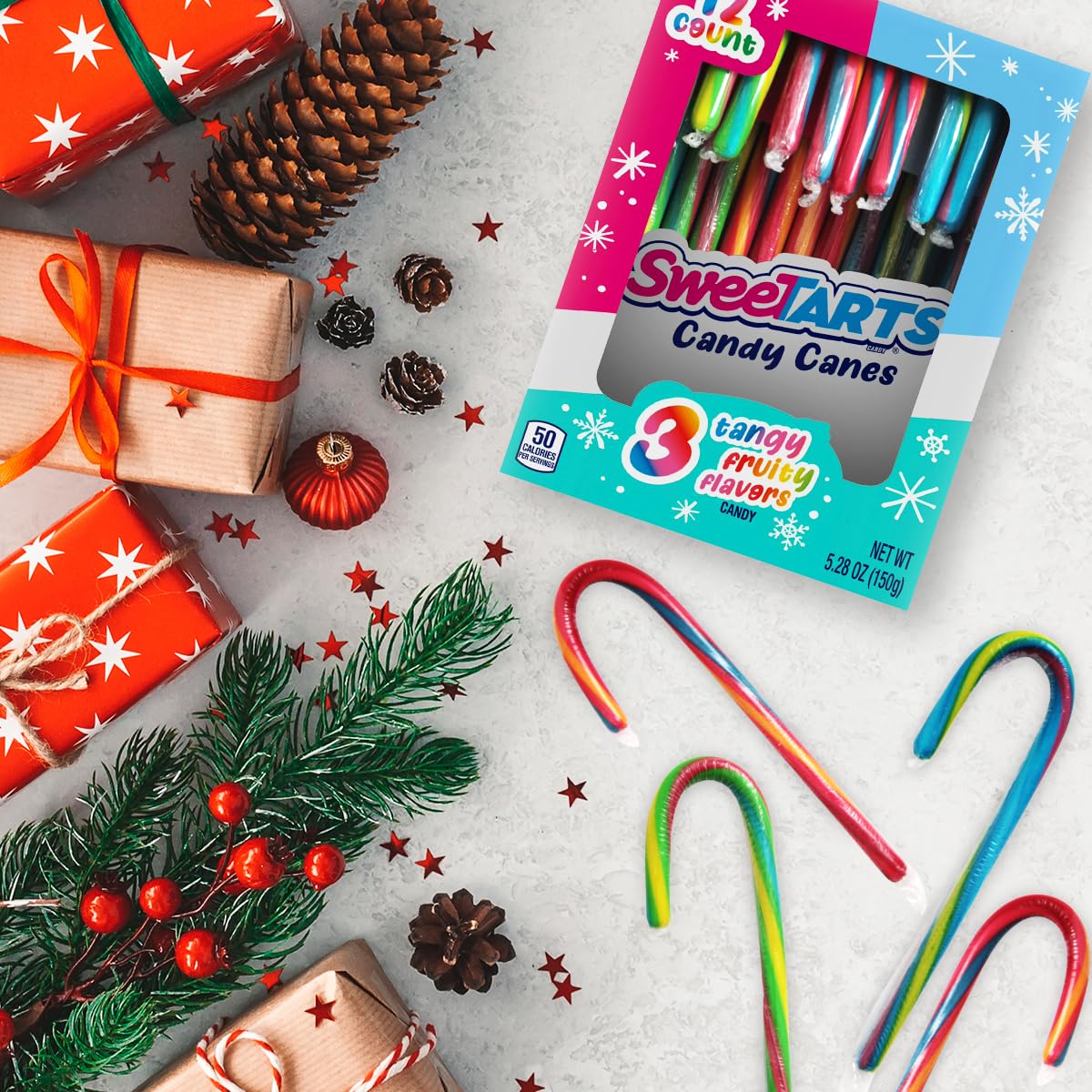 SWEETSIDE Candy Canes ideal for classrooms and office holiday gatherings.