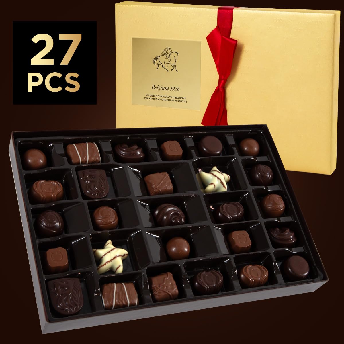 SWEETSIDE CANDY CO Belgian chocolate with nuts and caramels, great gift.