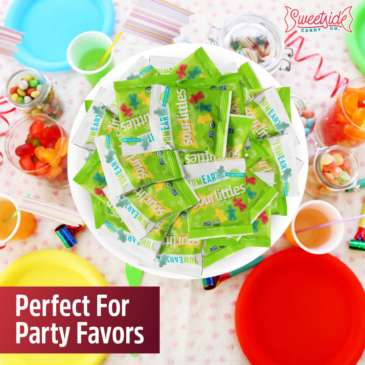 SWEETSIDE CANDY CO Bulk Pack 20 Bags demonstrates convenient sharing on the go