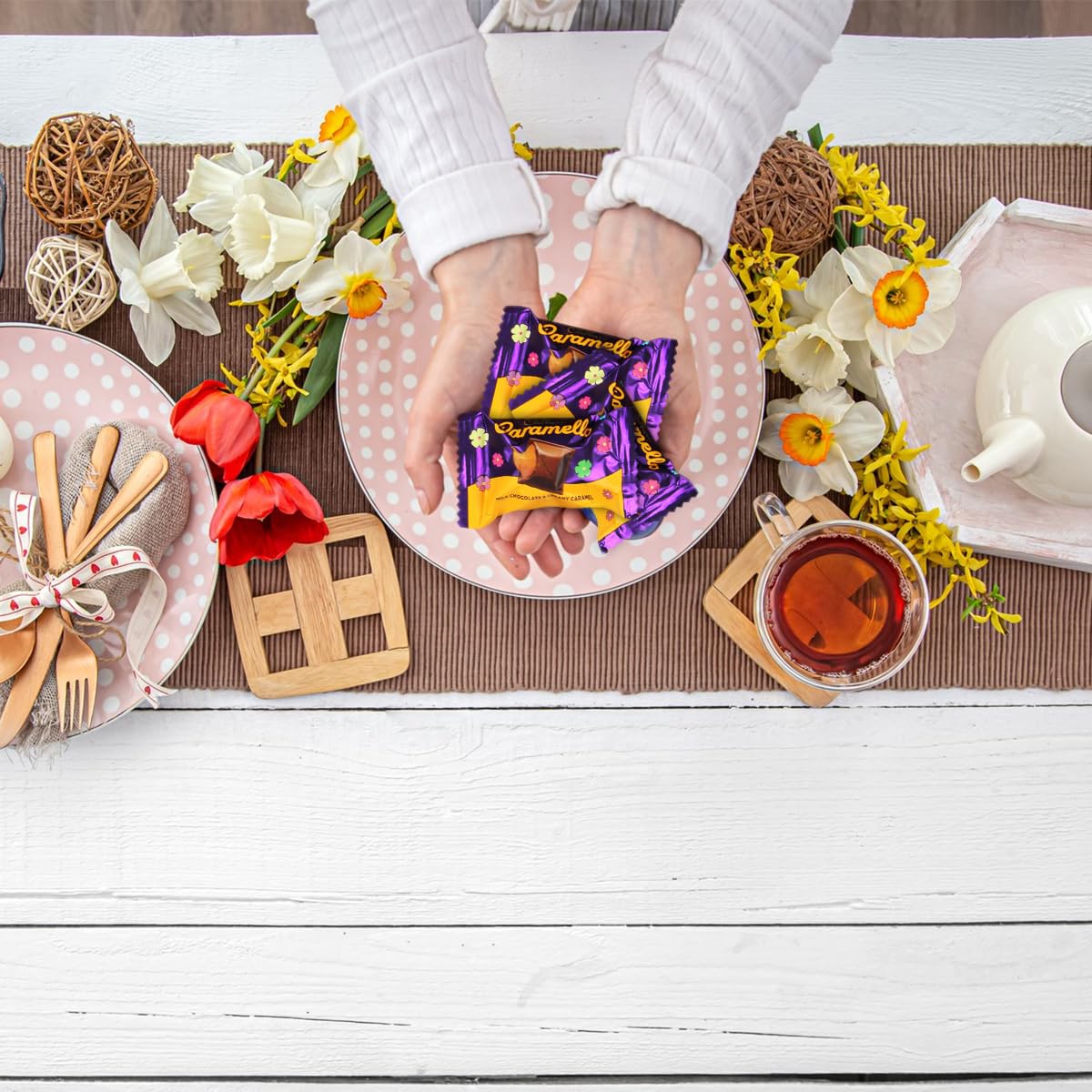 SWEETSIDE CANDY CO Caramello minis, perfect for party favors and birthdays with creamy sweetness.
