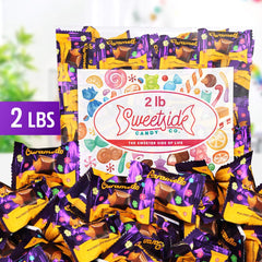SWEETSIDE CANDY CO Caramello milk chocolate mini bars, silky texture for a quick treat.
