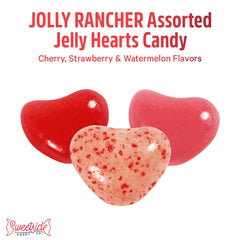 SWEETSIDE CANDY CO. cherry jelly heart with bold fruity flavor