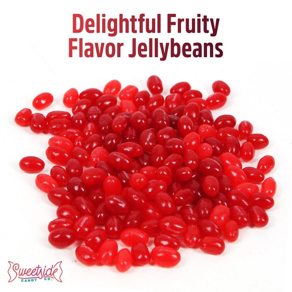 SWEETSIDE CANDY CO FaveREDS jelly beans strawberry flavor brightens snack time