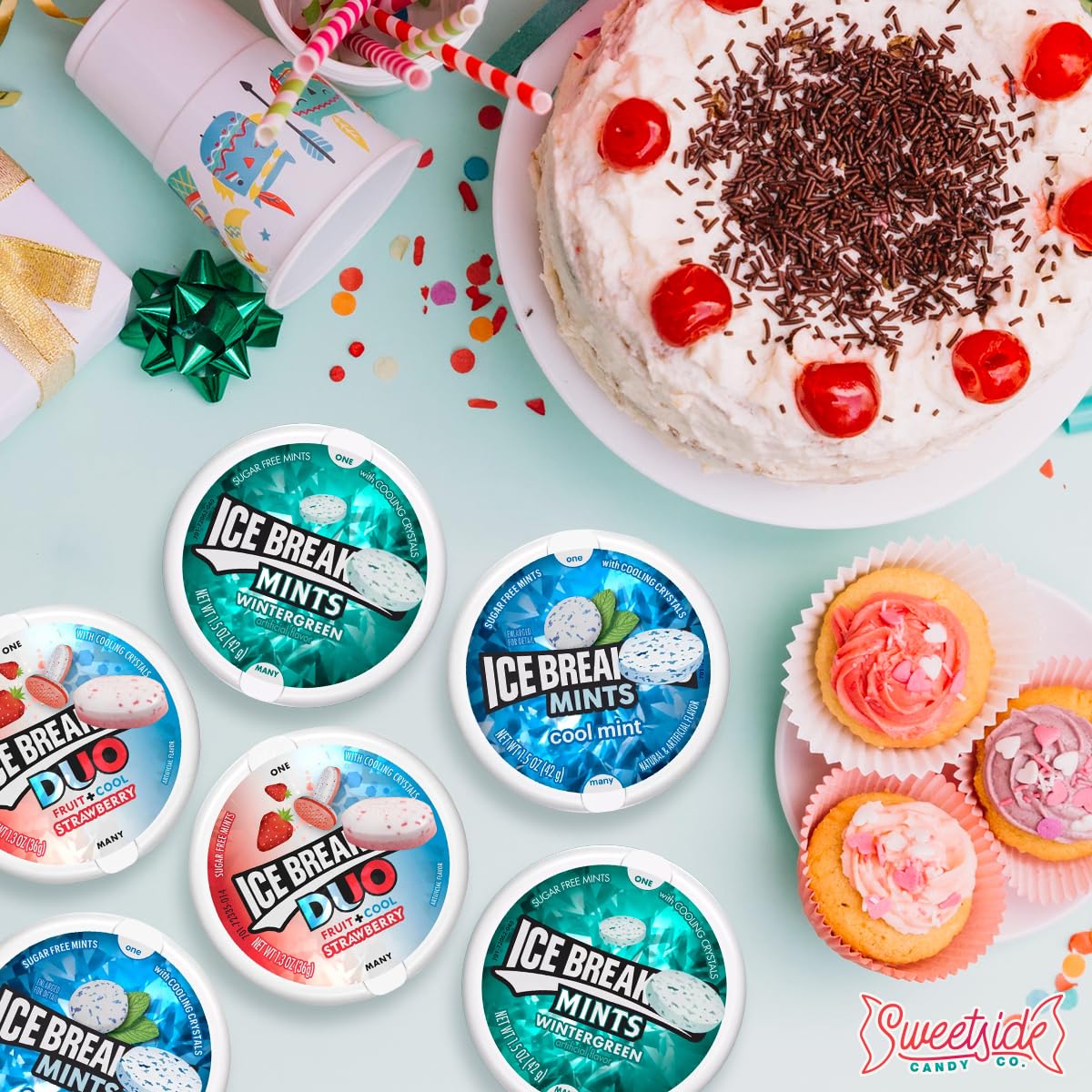SWEETSIDE CANDY CO Ice Breakrs variety pack ideal for parties and sharing.