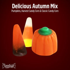 Festive shapes of Mellowcreme Autumn Mix for goody bags