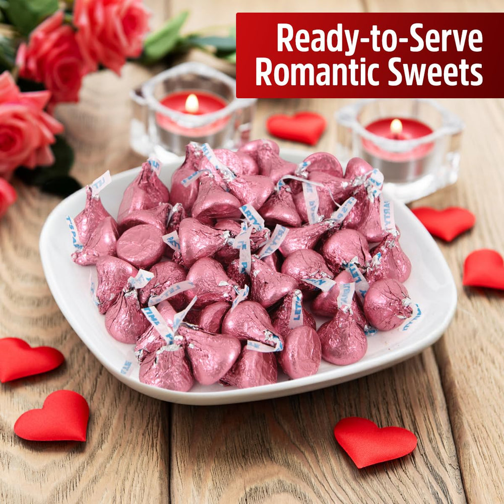 SWEETSIDE CANDY CO Pink Kisses perfect for party favors and gatherings.