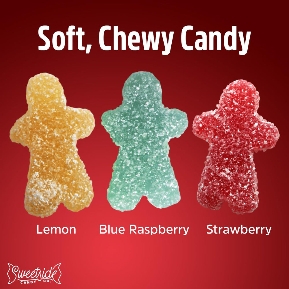 SWEETSIDE CANDY CO Sour Littles Lemon Blue Raspberry Strawberry flavors offer fruity tangy variety
