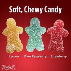 SWEETSIDE CANDY CO Sour Littles Lemon Blue Raspberry Strawberry flavors offer fruity tangy variety