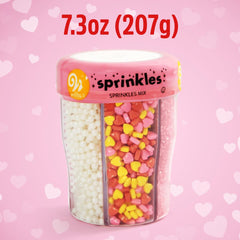 SWEETSIDE CANDY CO Cake decorations from sprinkles mix for celebrations.