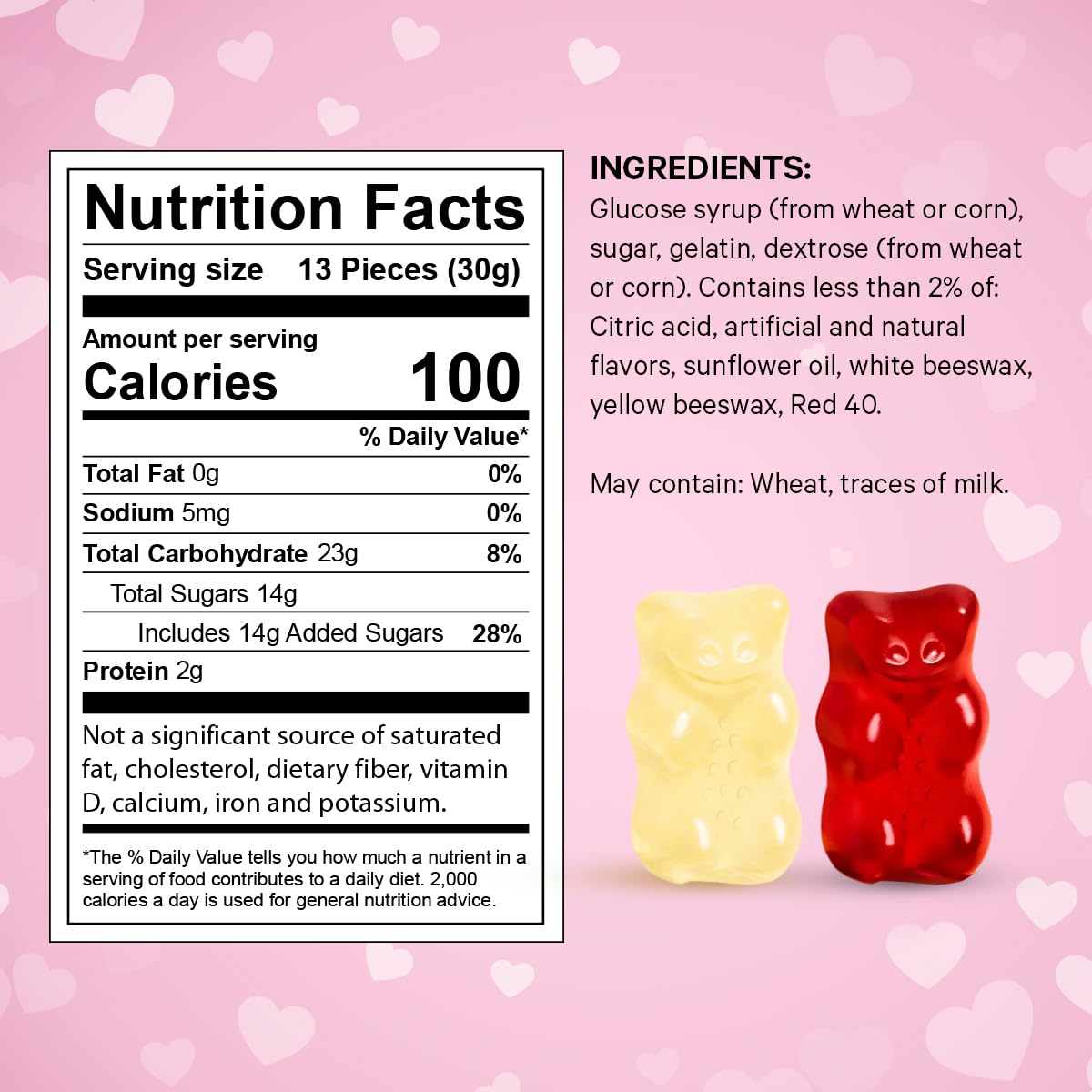 SWEETSIDE CANDY CO Gummy Goldbears for classroom exchanges in 4oz packs