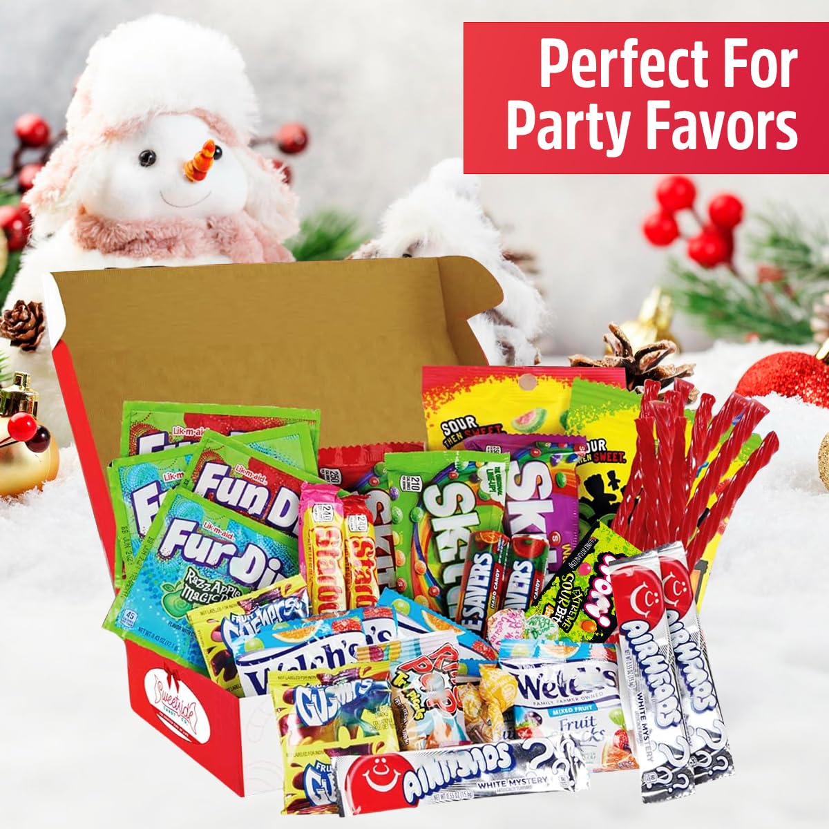 SWEETSIDE CANDY CO variety candy selection showcasing kid-friendly and adult favorites.