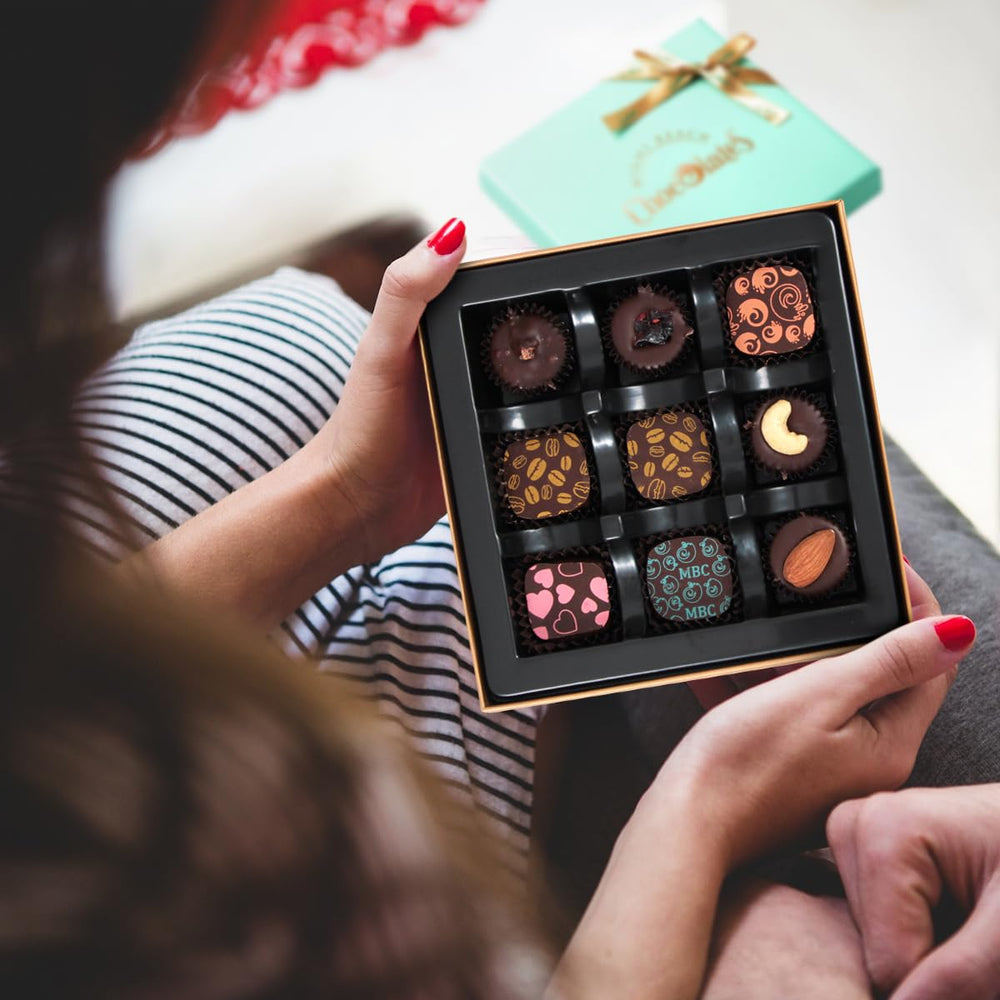SWEETSIDE CANDY CO vegan dark chocolate truffles Easter edition, ideal seasonal gift.