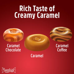 Caramel Chocolate flavor Werther's sugar-free candy from the assortment.