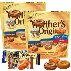 Werther's Original sugar-free candy pack ready for sharing.