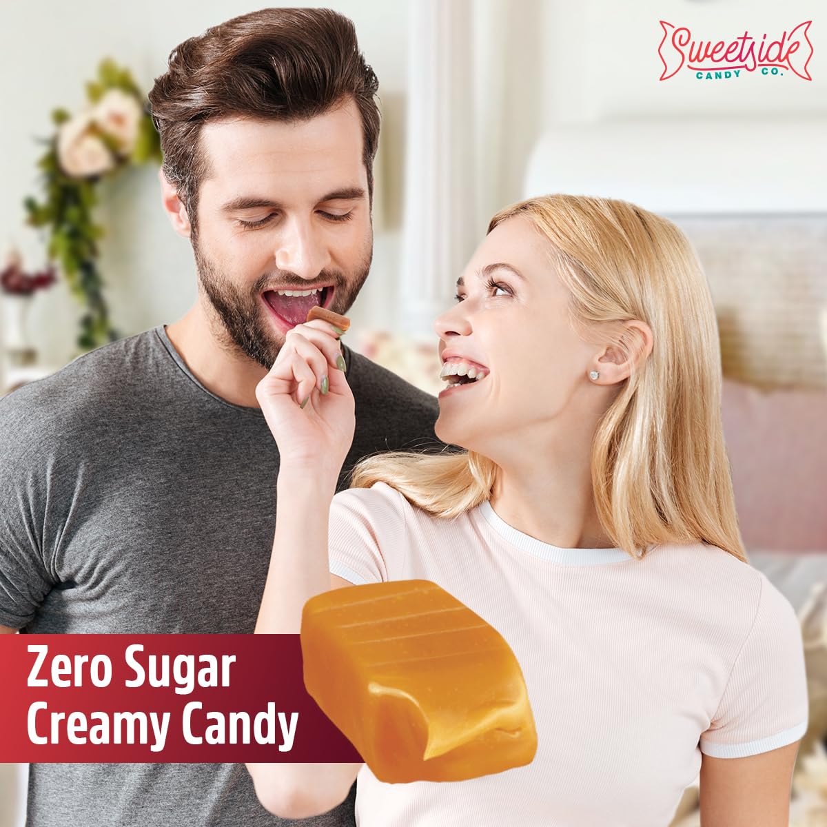 SWEETSIDE CANDY CO Werther's sugar-free chewy caramel 2-pack, perfect for sharing.