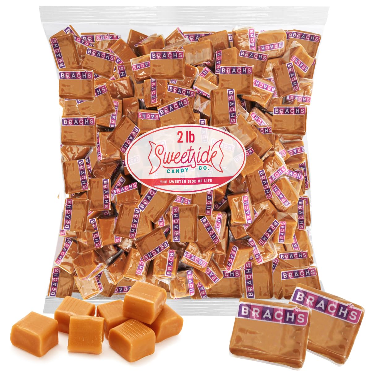 SWEETSIDE Chewy Caramel 2lb Bulk Pack shareable sweetness