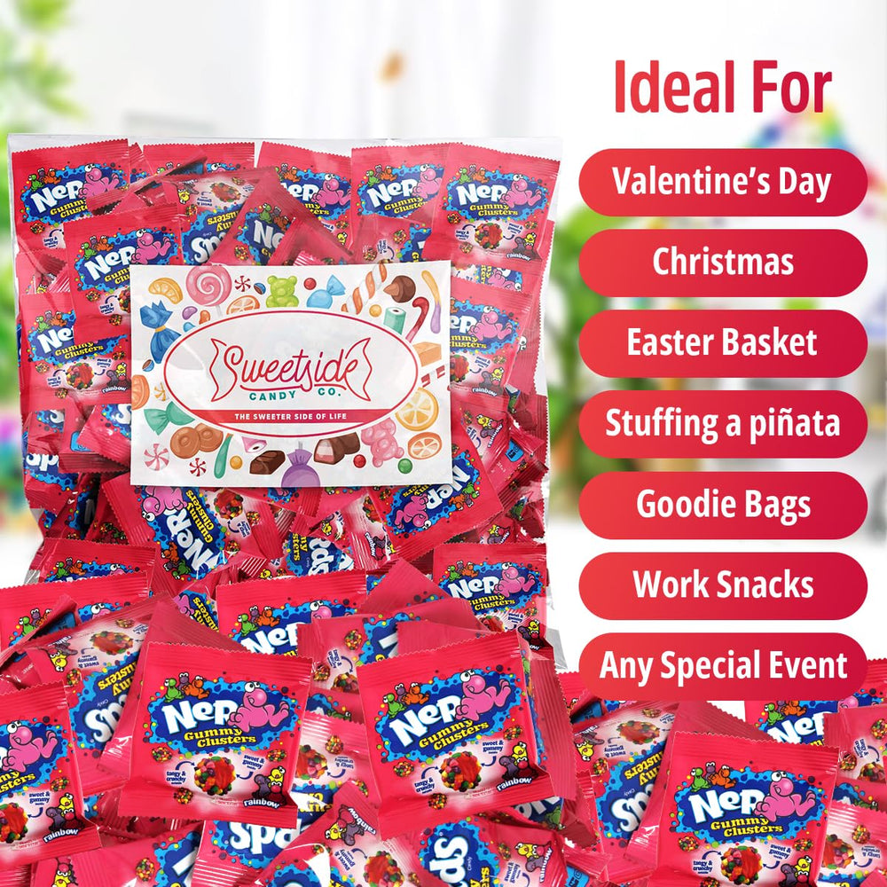 Gift-ready SWEETSIDE gummy clusters tin for birthdays and holidays.