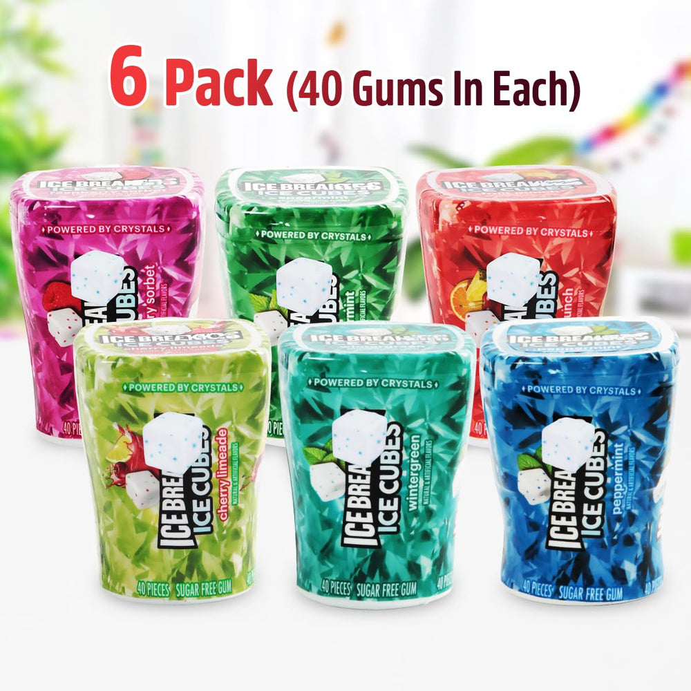 SWEETSIDE IceCubes Bubble Breeze gum for quick, refreshing breath