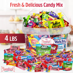 SWEETSIDE original mix candies in bulk bucket for parties