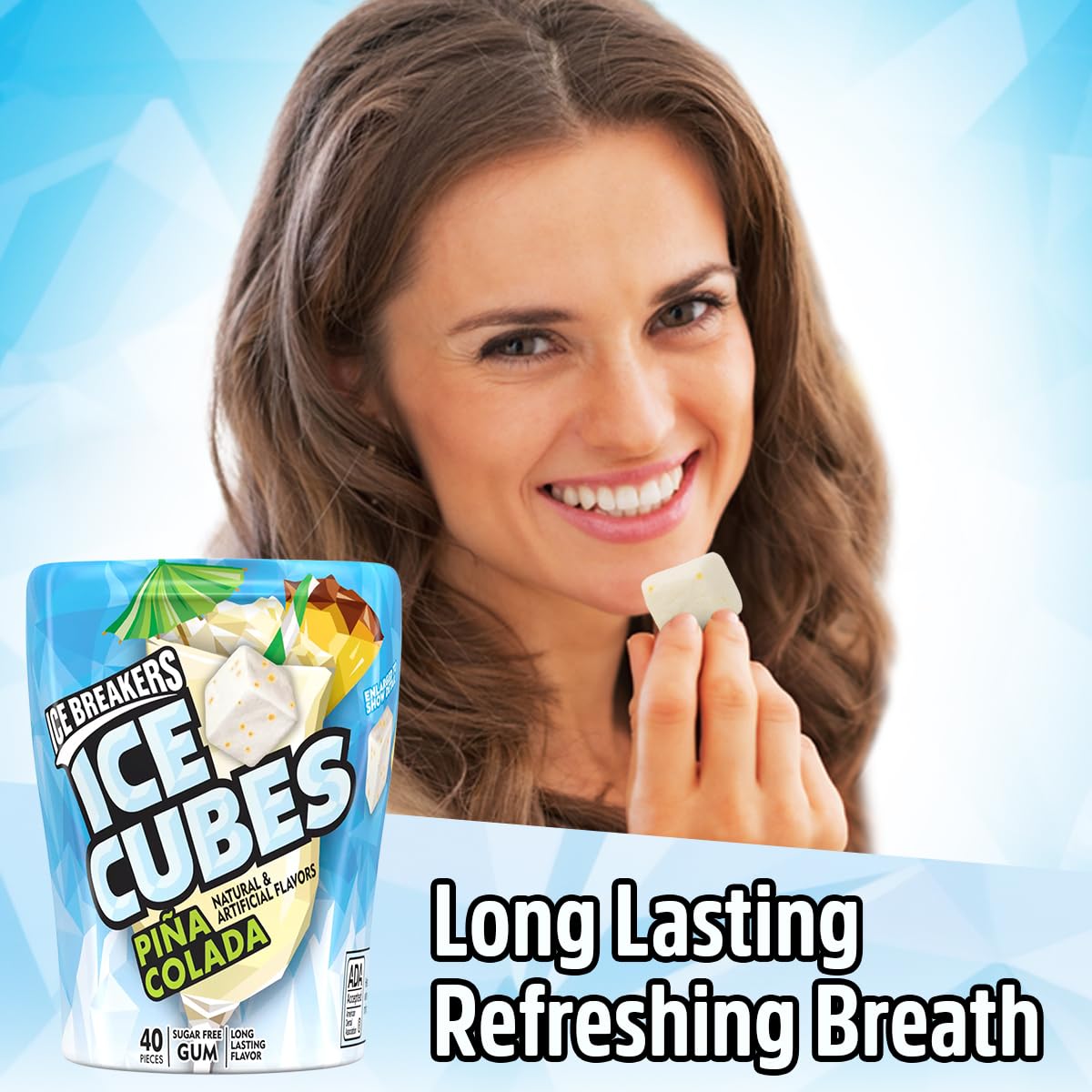 SWEETSIDE Pina Colada Breath Freshness demonstrates quick refreshing after meals.