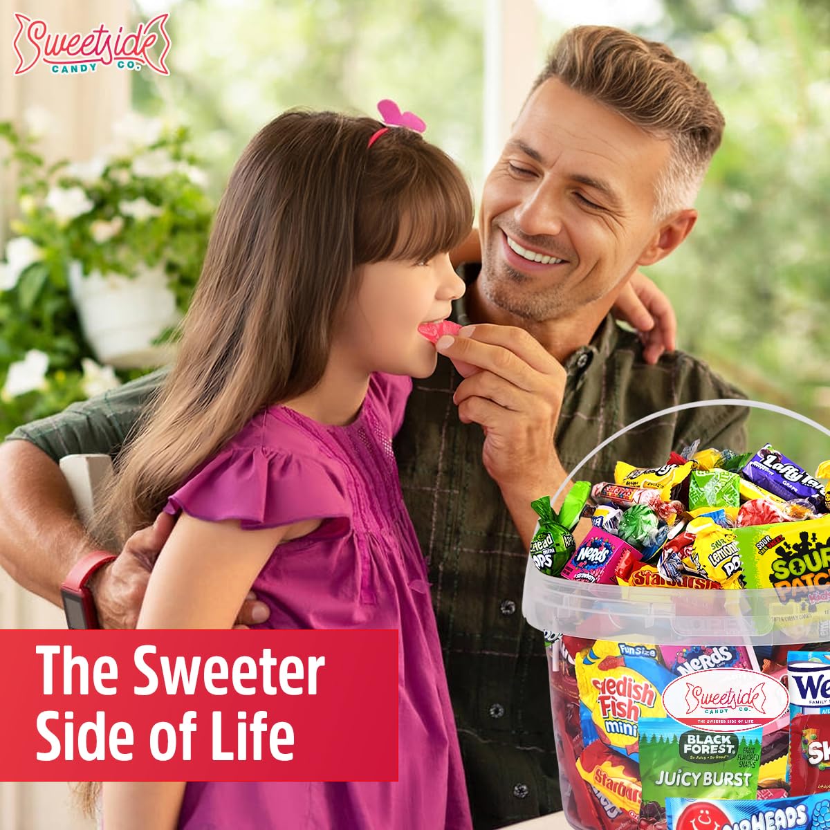 SWEETSIDE Skittles bag with vibrant colors for sharing