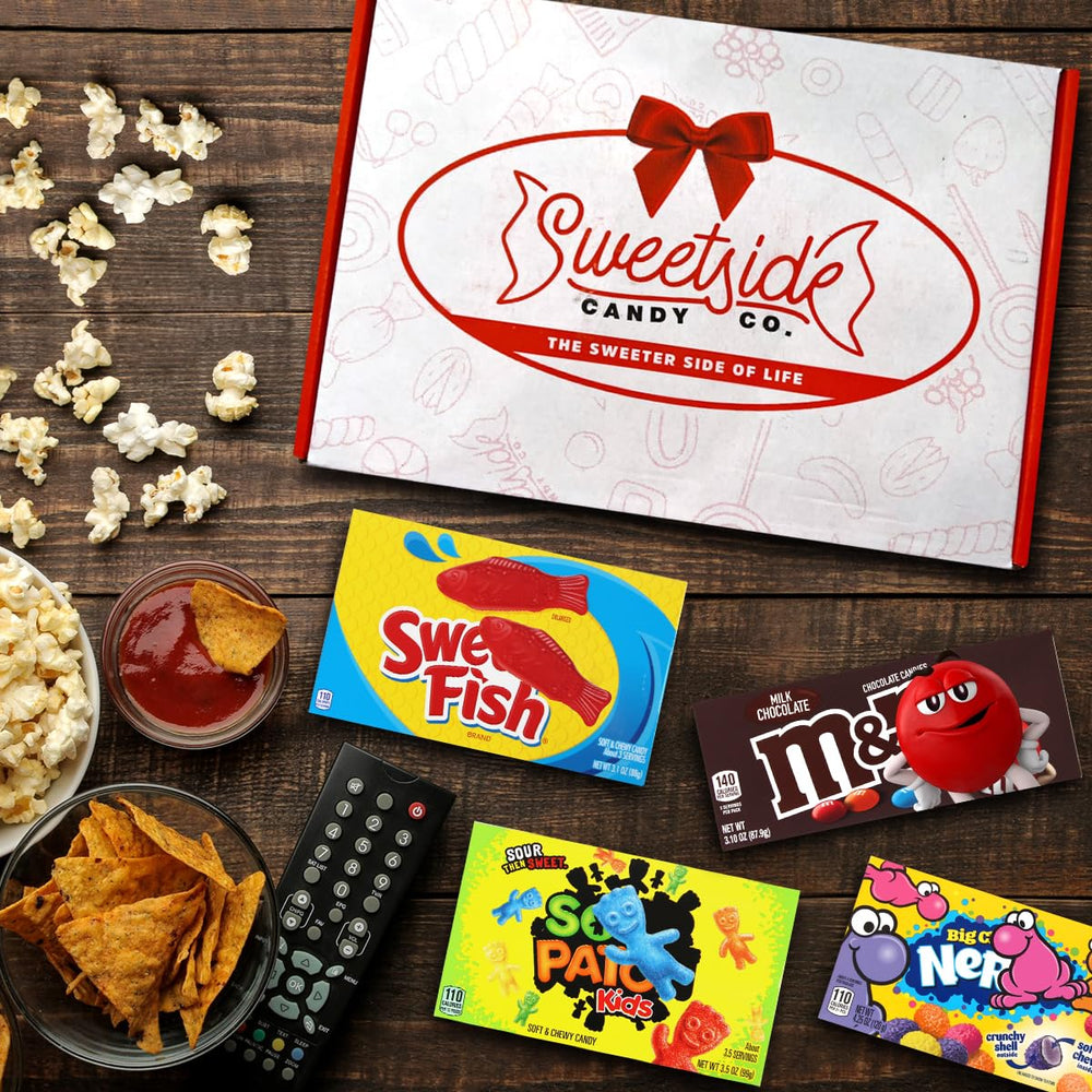 SWEETSIDE CANDY CO. Sour Patch Kids close-up, tangy flavors brighten at-home snacking.