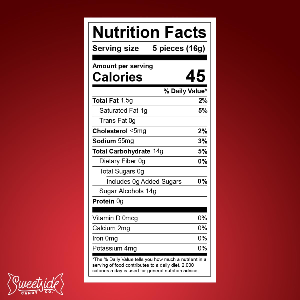 Sugar-free caramel flavor with individually wrapped pieces for freshness and sharing.