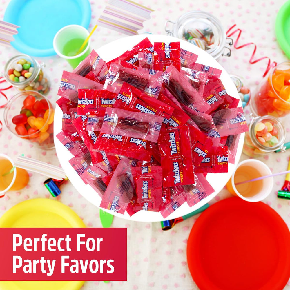 SWEETSIDE CANDY CO. Twists strawberry birthday gifting with bulk candy.
