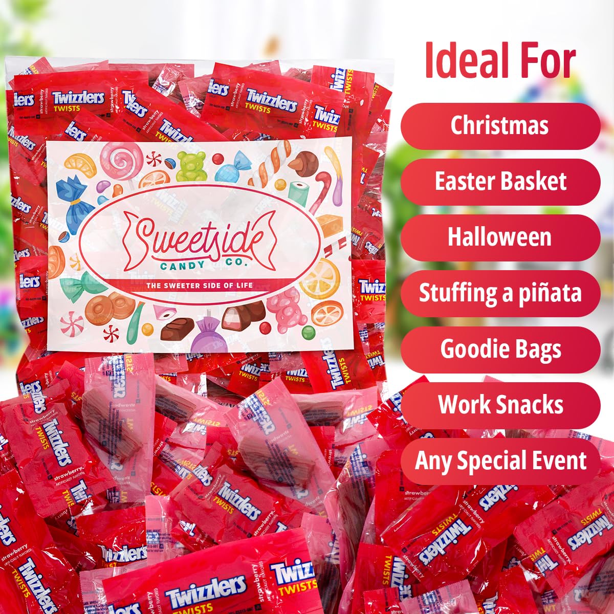 SWEETSIDE CANDY CO. Twists strawberry on-the-go snack, convenient and tasty.
