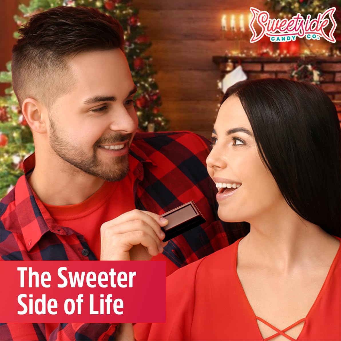 SWEETSIDE Zero Sugar Milk Chocolate Miniature Bars bulk pack for sharing