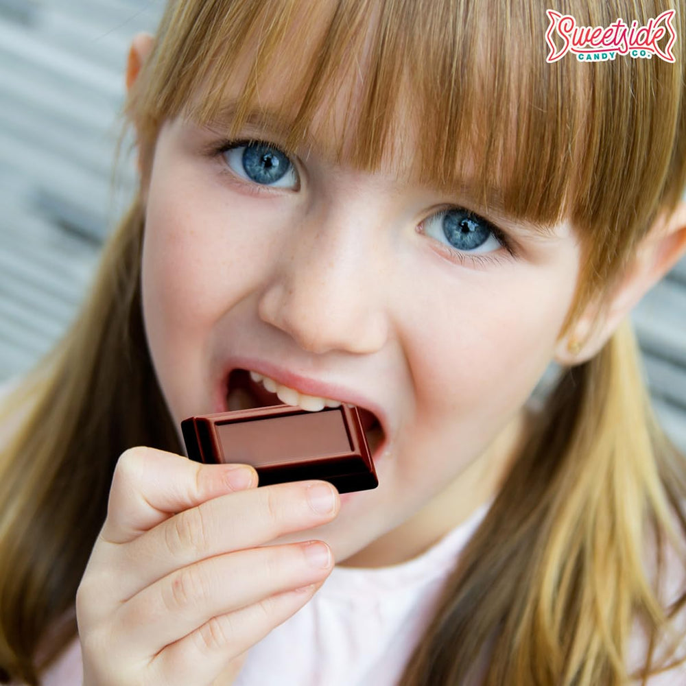 SWEETSIDE Zero Sugar Milk Chocolate Miniature Bars on-the-go snack option