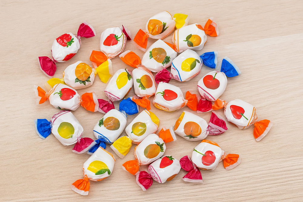 Sweetsome individually wrapped pieces support freshness, resale, and catering displays.