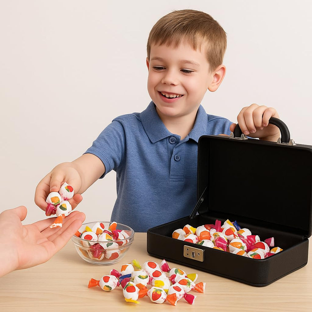 Sweetsome colorful candy bowl display to brighten events.