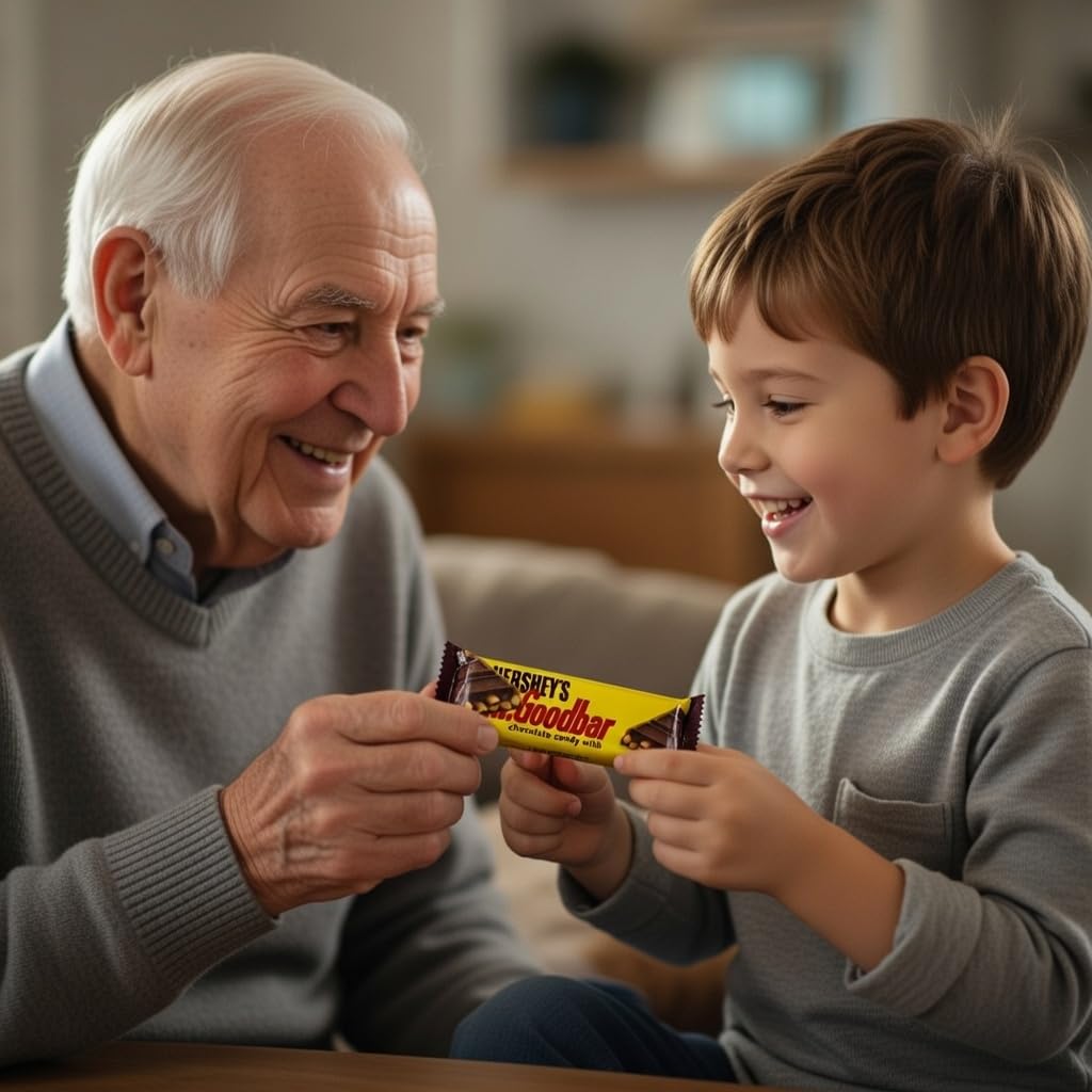 Sweetsome Mr. Good Bar kosher-certified candy with creamy peanut crunch.