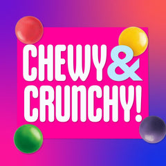 SweeTARTS Chewy Fusions cherry punch morsels with shiny shell and tart crunch.