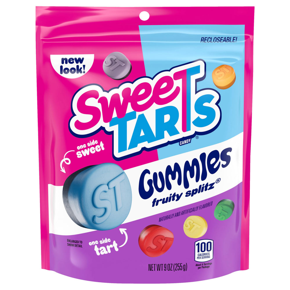 SweeTARTS Gummies Fruity Splitz snack-time scene, versatile treat.