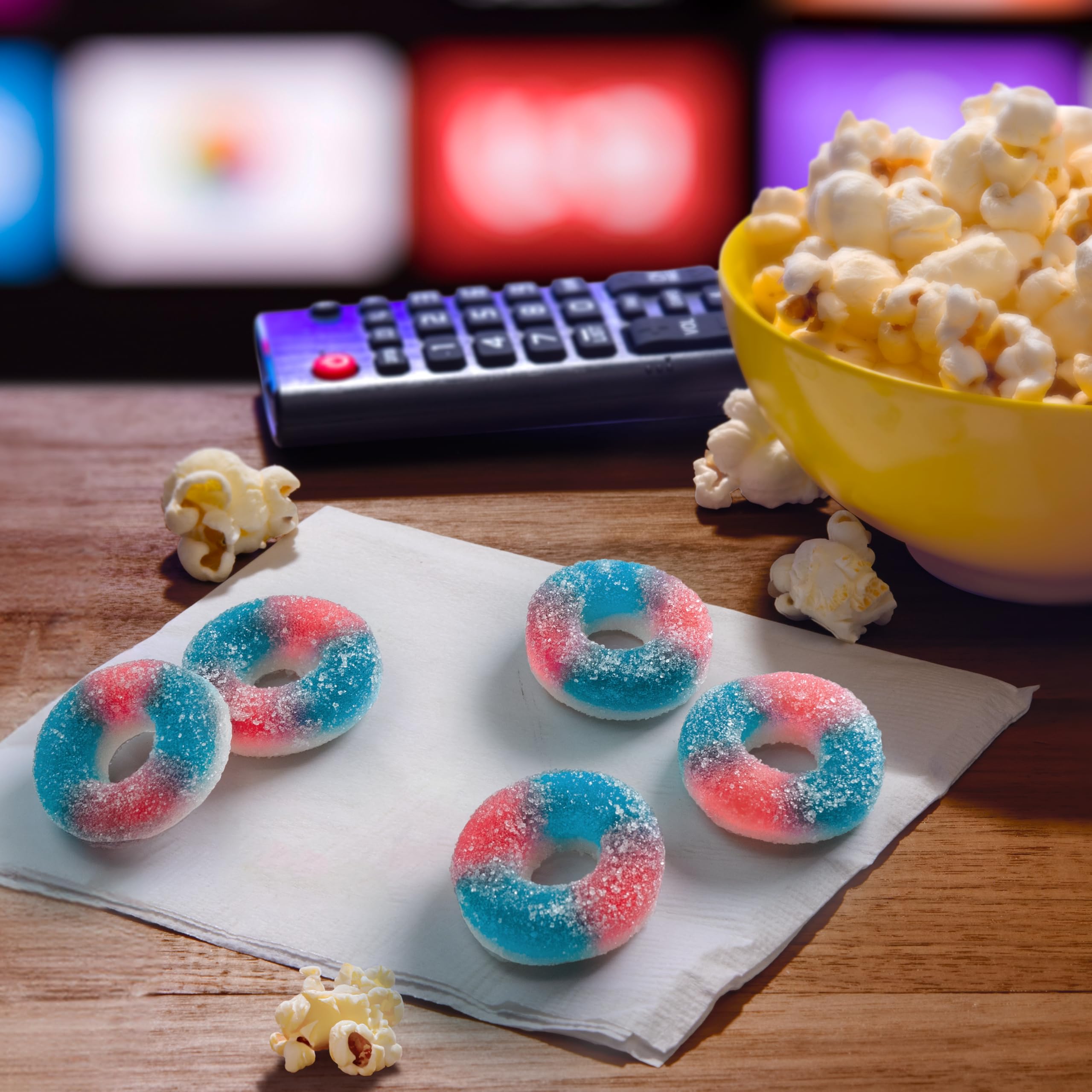 SweeTARTS Halos ready-to-enjoy snack time option for kids and adults alike.