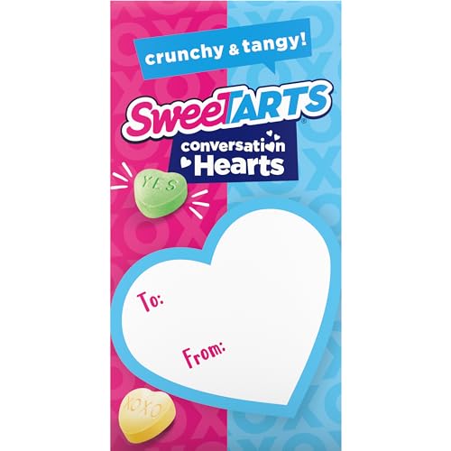 SweeTARTS Hearts To/From boxes elevate candy bowls at events.