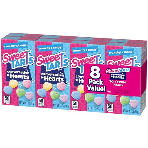 SweeTARTS Hearts To/From boxes offer tangy fruit flavors for gifting.