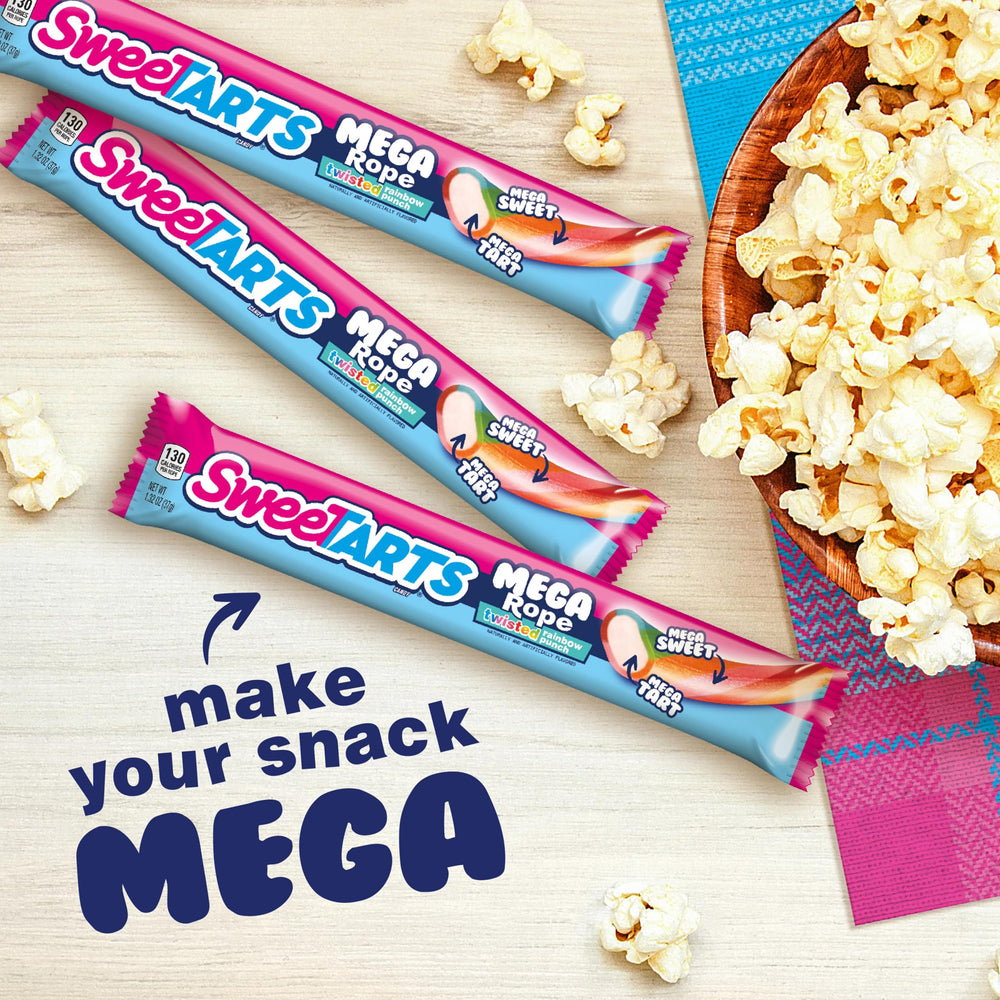 SweeTARTS Mega Rope packaging variation hints at seasonal collections.