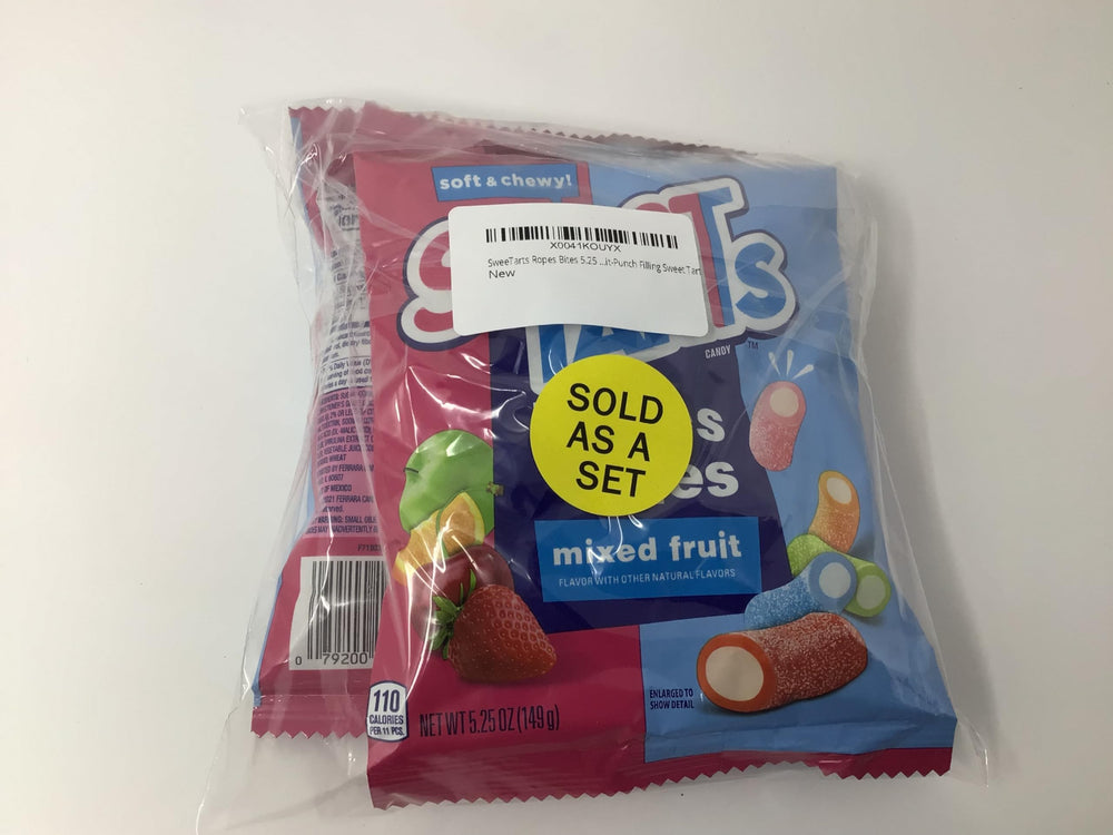 SweeTARTS Mini Chewy packaging display emphasizes two 6-ounce bags for sharing.